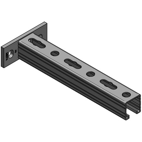 Striscia PA6 100/5 2 Fori L.250mm