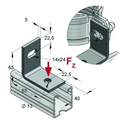 Angolare 40/5 2-Fori con Asola (Conf 50pz)