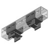 Guida Scorr. Sospesa Pesante CENTUM XL100/XL200 (Set 2pz)