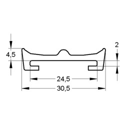 Profilo Isolante cG 25 4.5 (Rotolo 50mt)