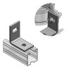 Angolare 40/5 2-Fori con Asola ZnNi (Conf 50pz)