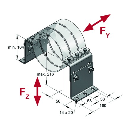 Supporto Punto Fisso HV3 fsv