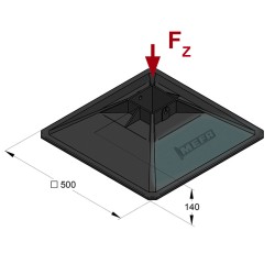 Piastra per Copertura CENTUM XL100 (Conf 2pz)