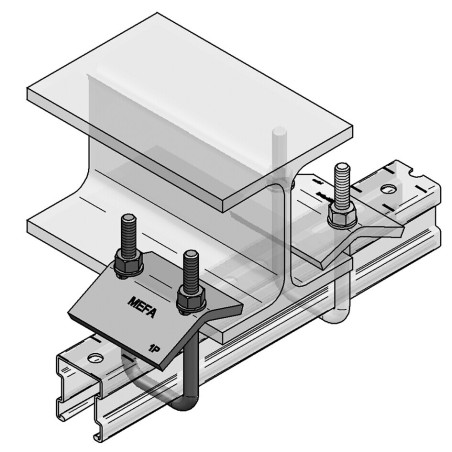 Set Morsetto Ancoraggio Binari 35/Stex 35 (Conf 20pz)