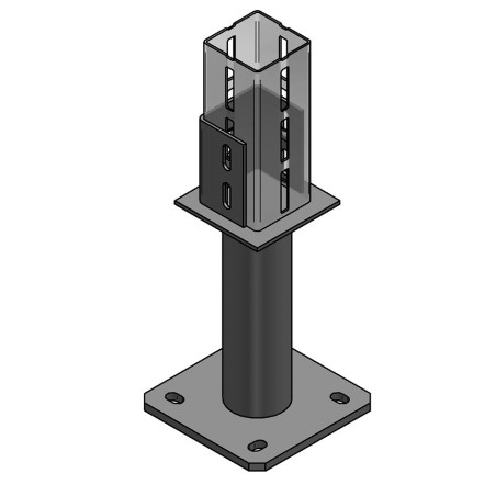 Elemento di Sostegno XL100 L=400mm Regolabile