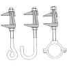Morsetto F3 a due Pezzi M10