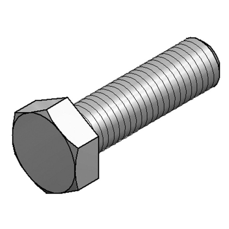 Vite a Testa Esagonale M12x55 fsv (Conf 100pz)