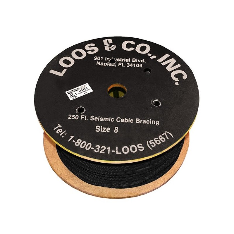 Cavo di Rinforzo Sismico #BL8 (nero) 76mt