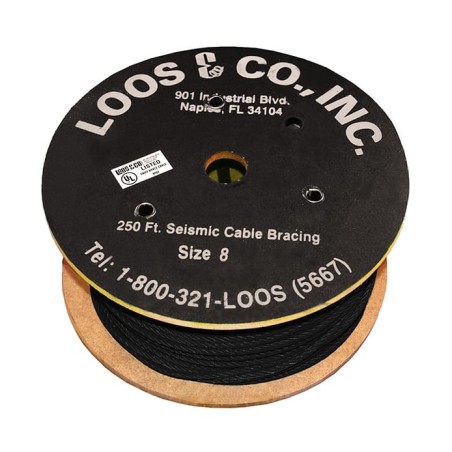 Cavo di Rinforzo Sismico #BL8 (nero) 76mt