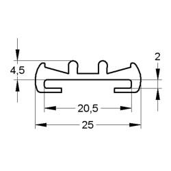 Profilo Isolante cG 20 4.5 (Rotolo 50mt)