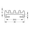 Profilo Isolante cS 25 6.0 (Rotolo 50mt)