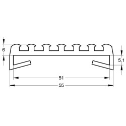 Profilo Isolante cS 50 6.0 (Rotolo 50mt)