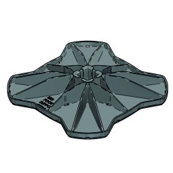 Piastra per Copertura Big Foot 400 (Conf 2pz)