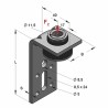 Supporto per Canali SD-LSN 80mm (Conf 50pz)