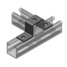 Piastra a U 45/45 Inox A4