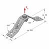 Supporto Antiacustico per Canali SPIRALATI 35x2mm (Conf 50pz)