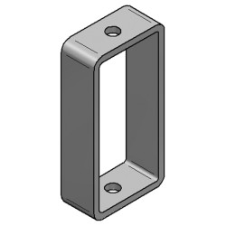Regolatore in Altezza 100/50/4 2-Fori (Conf 50pz)