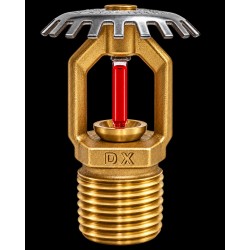 DX Sprinkler K80 1/2" Upright Q.R. 68°C Brass CE