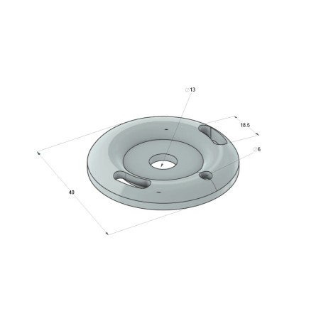 Piastra LPF-1/2 M12 #GO #OR #GR