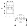 Adattatore di Filetto M8-1/2" (Conf 50pz)