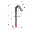 Gancio Filettato M8x130 (Conf 50pz)