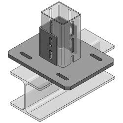 Piastra per Travi CENTUM XL120 Tipo 2 Trasversale