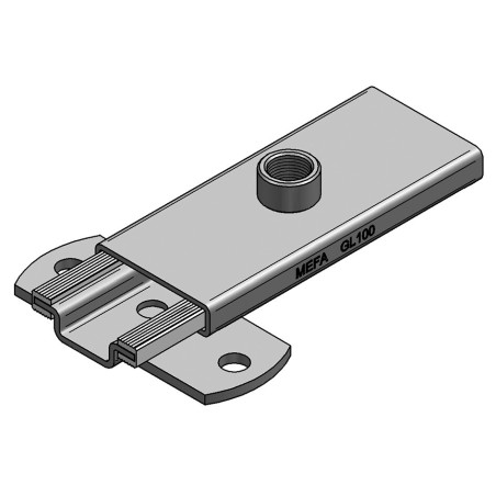 Slitta GL-100 con Piastra 1xM10 ZnNi