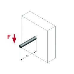 Tubo Filettato Maschio 1" L=2000mm ZnNi (Conf. 10 mt)