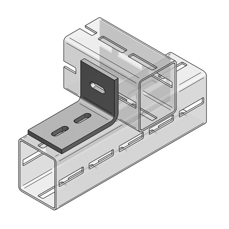 Angolare CENTUM 3 Fori XL120 Orizzontale