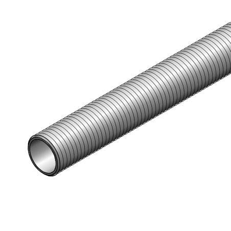 Tubo Filettato Maschio 1" L=2000mm ZnNi (Conf. 10 mt)
