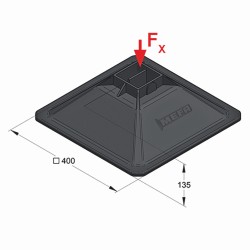 Piastra per Copertura CENTUM XL80 (Conf 2pz)