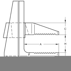 Morsetto F3 a due Pezzi M8