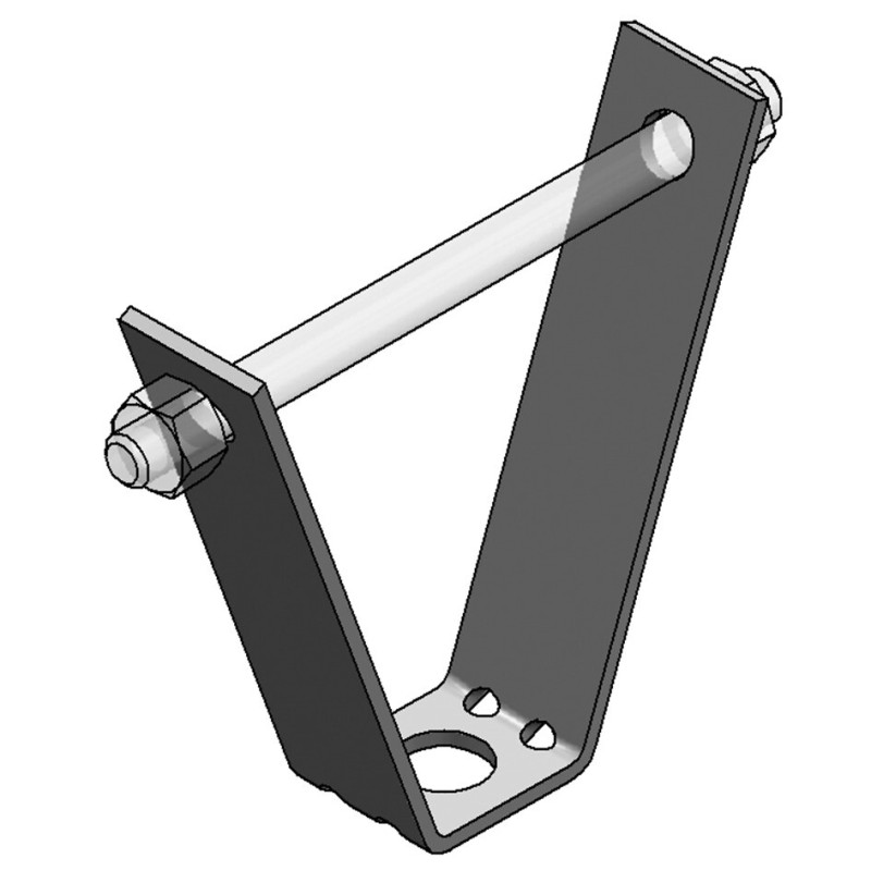 Supporto a Trapezio con Foro 16.5mm (Conf 100pz)