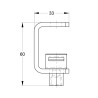 Elemento Scorrevole 35mm M8/M10 Pensile (Conf 50pz)