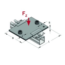 Slitta a Piatto 150x100x8 2x1/2"