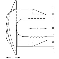 Morsetto F9 a due Pezzi M12