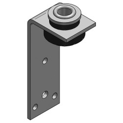 Supporto Fonoassorbente LLN 90mm Inox A4