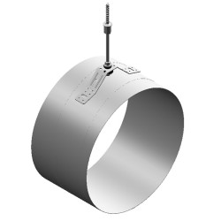 Supporto Antiacustico per Canali SPIRALATI 35x2mm (Conf 50pz)