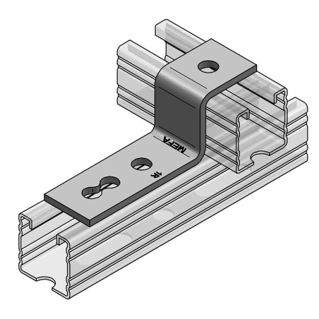 Piastra a Gradino 40/5 3-Fori 60 (Conf 25pz)