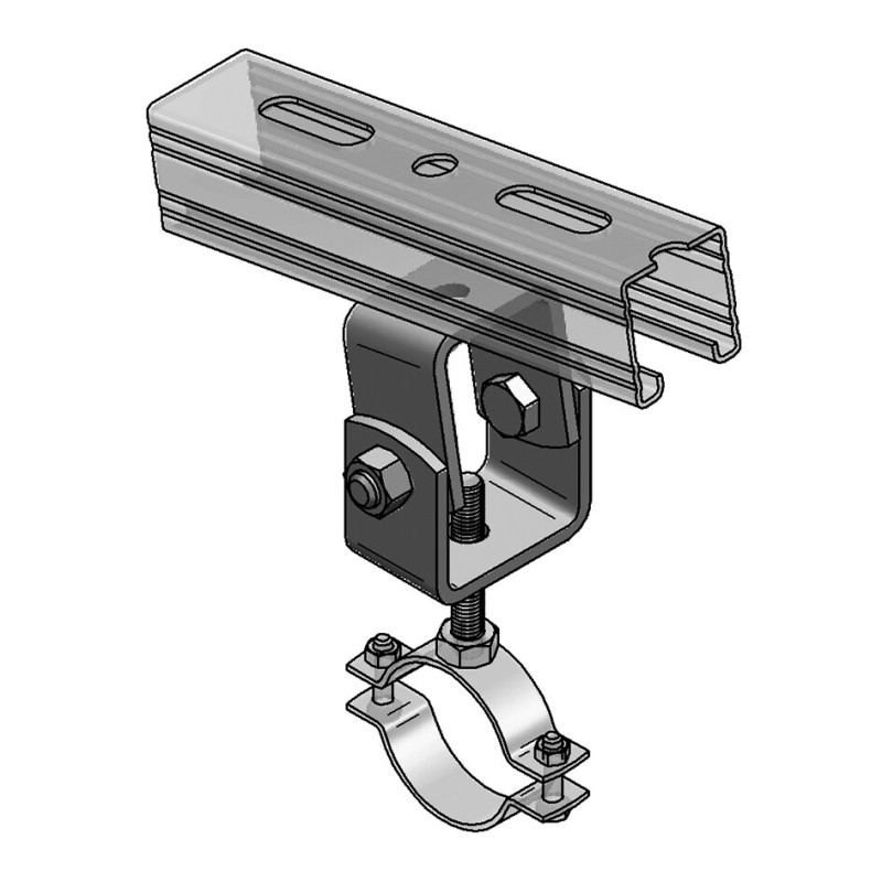 Piastra Snodata con Foro M8-M12/M8-M12 fvz (Conf 20pz)