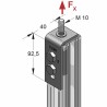 Terminale di Collegamento M10 45x45 (Conf 10pz)