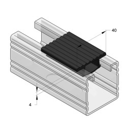Inserto Isolante in Gomma KG 45 (rotolo 10mt)