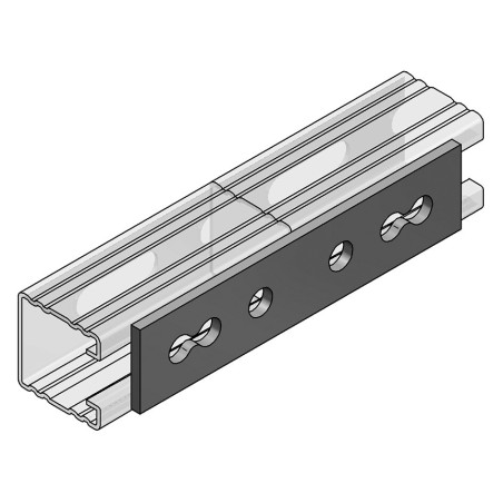 Connettore Piatto 40/5 4-Fori (Conf 25pz)