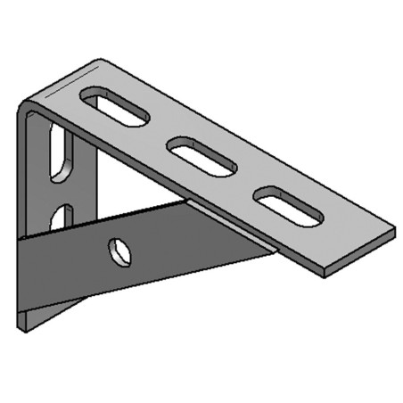 Mensola Saettata 150X100X4.0 Inox A4
