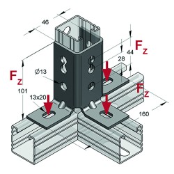 Squadretta di Giunzione C45 (Conf 15pz)