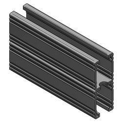 Binario Doppio 45/120/3 L=6 RAL fbv