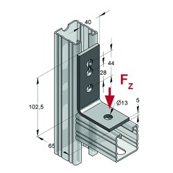 Angolare 40/5 3-Fori L (Conf 25pz)