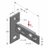 Piastra Frontale Longitudinale SIGNUM LP50 (Conf 25pz)