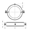 Collare Isolato Polar Plus 40x66 M16 219.1