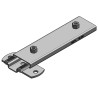 Slitta GL-200 con Piastra 2xM12 ZnNi